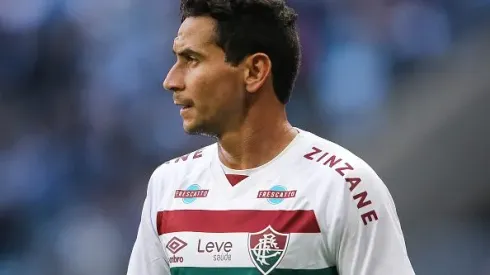 Paulo Henrique Ganso durante partida entre Grêmio e Fluminense, na Arena do Grêmio, pelo Brasileirão 2023. Foto: Pedro Tesch