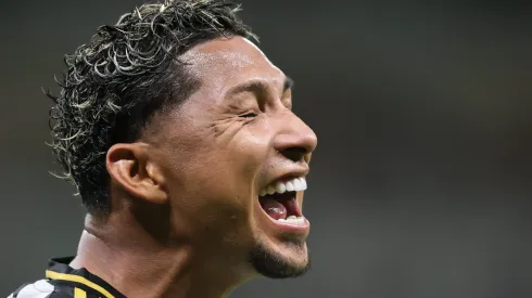 Rony jogador do Atletico-MG comemora seu gol durante partida contra o Manaus no estadio Mineirao pelo campeonato Copa Do Brasil 2025.