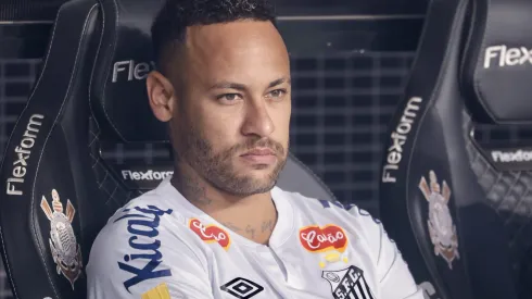 SP – SAO PAULO – 09/03/2025 – PAULISTA 2025, CORINTHIANS X SANTOS – Neymar jogador do Santos durante partida contra o Corinthians no estadio Arena Corinthians pelo campeonato Paulista 2025. Foto: Marcello Zambrana/AGIF