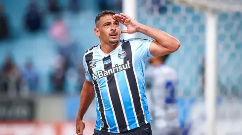 Diego Souza é o maior artilheiro do Grêmio no Gauchão. Foto: Lucas Uebel/Grêmio FBPA