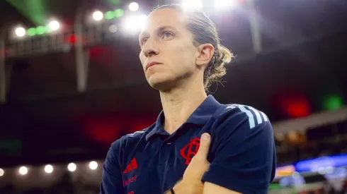 Filipe Luis é o técnico do Flamengo. Foto: Adriano Fontes/ Flamengo