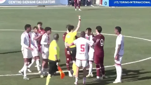 Kauã Barbosa, do Inter, sofreu injúria racial em jogo pelo Sub-18 na Itália contra o Torino – Fotos: Reprodução/X