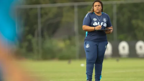 Treinadora Thaissan Passos tem muitas baixas para o próximo jogo. Foto: Rodrigo Fatturi / Grêmio FBPA