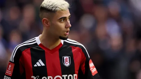 WIGAN, ENGLAND – FEBRUARY 08: Andreas Pereira of Fulham during the Emirates FA Cup Fourth Round match between Wigan Athletic and Fulham at Brick Community Stadium on February 08, 2025 in Wigan, England. (Photo by Carl Recine/Getty Images)