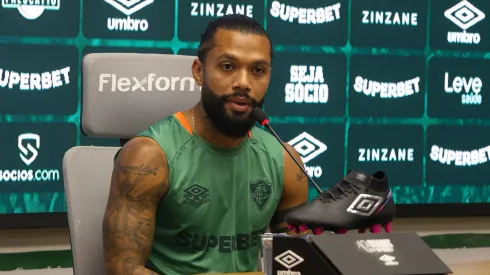 Otávio em entrevista no Fluminense