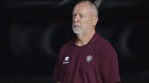 Mano Menezes, técnico do Fluminense, durante partida contra o Aguia de Maraba no estadio Mangueirao pelo campeonato Copa Do Brasil 2025. Foto: Fernando Torres/AGIF