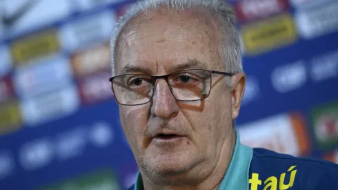 Dorival Júnior técnico do Brasil durante em coletiva de imprensa antes do treino da equipe realizado no Mane Garrincha. Foto: Mateus Bonomi/AGIF