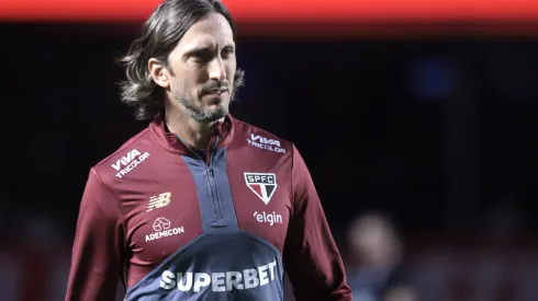 SP – SAO PAULO – 03/03/2025 – PAULISTA 2025, SAO PAULO X NOVORIZONTINO – Luis Zubeldia tecnico do Sao Paulo durante partida contra o Novorizontino no estadio Morumbi pelo campeonato Paulista 2025. Foto: Marcello Zambrana/AGIF