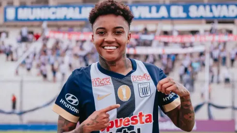 Annaysa estreia marcando. Foto: Fernando Mejia / Alianza Lima