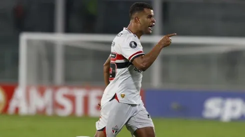 Alisson comemora seu gol pelo São Paulo. Foto: Rubens Chiri/São Paulo