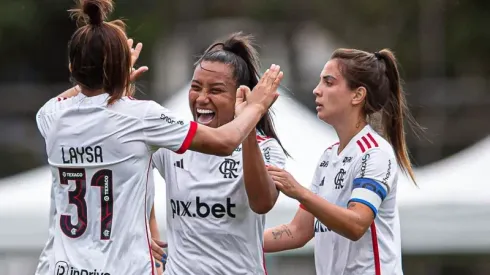 Ju Ferreira pelo Flamengo na Copa Rio – Foto: Paula Reis / Flamengo