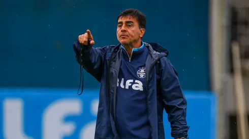 Quinteros em treino do Imortal. Foto: Ângelo Pieretti/Grêmio FBPA