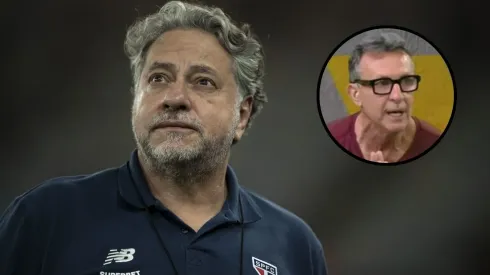 Julio Casares, presidente do São Paulo – Fotos: Jorge Rodrigues/AGIF e Reprodução