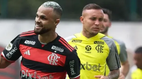 Cebolinha e Michael,
Fotos: Gilvan de Souza/Flamengo