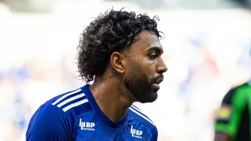 MG – BELO HORIZONTE – 16/02/2025 – MINEIRO 2025, CRUZEIRO X AMERICA-MG -Gabigol jogador do Cruzeiro durante partida contra o America-MG no estadio Mineirao pelo campeonato Mineiro 2025.