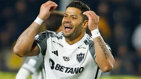 MONTEVIDEO, URUGUAY – MAY 14: Hulk of Atletico Mineiro gestures during a Copa CONMEBOL Libertadores 2024 Group G match between Peñarol and Atletico Mineiro at Campeón Del Siglo Stadium on May 14, 2024 in Montevideo, Uruguay. (Photo by Ernesto Ryan/Getty Images)