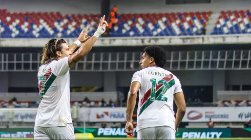 PA – BELEM – 26/02/2025 – COPA DO BRASIL 2025, AGUIA DE MARABA X FLUMINENSE – Cannobio jogador do Fluminense comemora seu gol durante partida contra o Aguia de Maraba no estadio Mangueirao pelo campeonato Copa Do Brasil 2025.