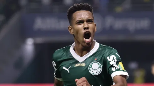 Estêvão está próximo de se despedir do Palmeiras. Foto: Marcello Zambrana/AGIF