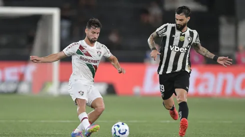 RJ – RIO DE JANEIRO – 26/04/2025 – BRASILEIRO A 2025, BOTAFOGO X FLUMINENSE – Martinelli jogador do Fluminense durante partida contra o Botafogo no estadio Engenhao pelo campeonato Brasileiro A 2025. Foto: Thiago Ribeiro/AGIF
