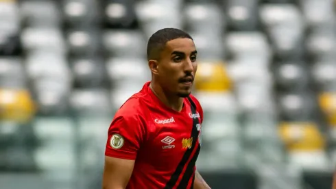 Christian jogador do Athletico-PR durante partida contra o Atletico-MG no estadio Arena MRV pelo campeonato Brasileiro A 2024. Foto: Fernando Moreno/AGIF