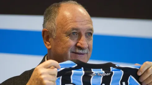 Felipão no Grêmio. Foto: Ramiro Furquim/AGIF
