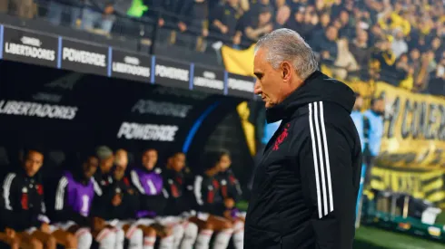 MONTEVIDEO, URUGUAY – SEPTEMBER 26: Tite, Head Coach of Fluminense looks on prior to the Copa CONMEBOL Libertadores 2024 Quarterfinal Second Leg match between Peñarol and Flamengo at Campeon Del Siglo Stadium on September 26, 2024 in Montevideo, Uruguay. (Photo by Ernesto Ryan/Getty Images)