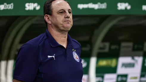 Rogério Ceni técnico do Bahia durante partida contra o Palmeiras no estádio Arena Allianz Parque pelo campeonato Brasileiro A 2025. Foto: Fabio Giannelli/AGIF