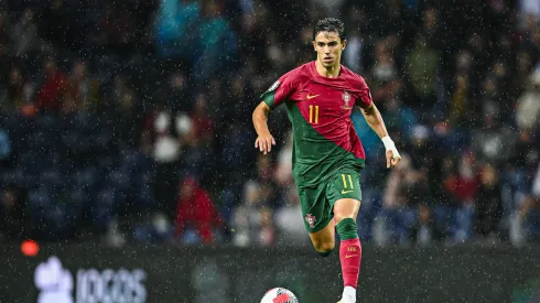 PORTO, PORTUGAL – OCTOBER 13: João Felix of Portugal during the UEFA EURO 2024 European qualifier match between Portugal and Slovakia at Estadio do Dragao on October 13, 2023 in Porto, Portugal. (Photo by Octavio Passos/Getty Images)