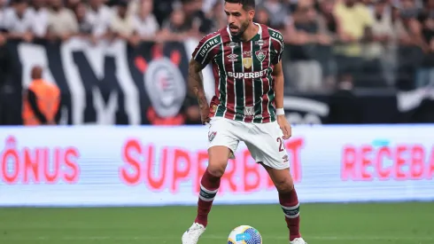 Renato Augusto jogador do Fluminense durante partida contra o Corinthians no estádio Arena Corinthians pelo campeonato Brasileiro A 2024. Foto: Ettore Chiereguini/AGIF
