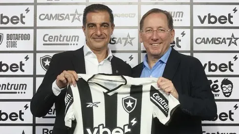 Textor e Paiva no Botafogo. Foto: Vítor Silva/Botafogo