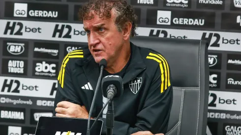 Cuca, técnico do Atlético-MG, durante partida contra o Juventude. Foto: Luiz Erbes/AGIF