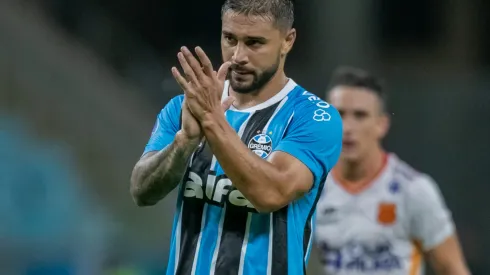 RS – PORTO ALEGRE – 08/04/2025 – COPA SUL-AMERICANA 2025, GREMIO X ATLETICO GRAU – Joao Pedro jogador do Gremio durante partida contra o Atletico Grau no estadio Arena do Gremio pelo campeonato Copa Sul-americana 2025. Foto: Liamara Polli/AGIF