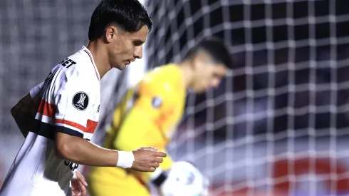 SP – SAO PAULO – 14/05/2025 – COPA LIBERTADORES 2025, SAO PAULO X LIBERTAD – Ferreira jogador do Sao Paulo durante partida contra o Libertad no estadio Morumbi pelo campeonato Copa Libertadores 2025. Foto: Marcello Zambrana/AGIF
