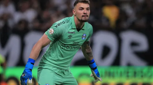 SP – SAO PAULO – 18/09/2023 – BRASILEIRO A 2023, CORINTHIANS X GREMIO – Gabriel Grando goleiro do Gremio durante partida contra o Corinthians no estadio Arena Corinthians pelo campeonato Brasileiro A 2023. Foto: Ettore Chiereguini/AGIF