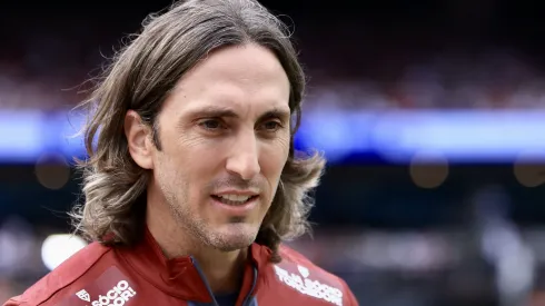 SP – SAO PAULO – 20/04/2025 – BRASILEIRO A 2025, SAO PAULO X SANTOS – Luis Zubeldia tecnico do Sao Paulo durante partida contra o Santos no estadio Morumbi pelo campeonato Brasileiro A 2025. Foto: Marcello Zambrana/AGIF