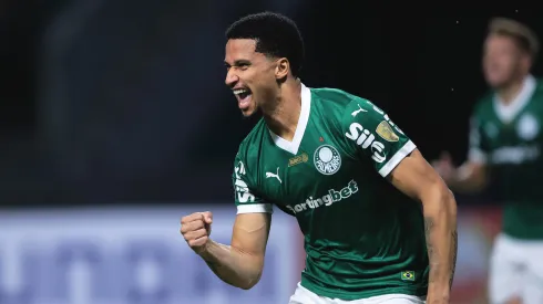 Murilo marcou um dos gols da vitória do Palmeiras sobre o Bolívar, pela Libertadores. Foto: Ettore Chiereguini/AGIF