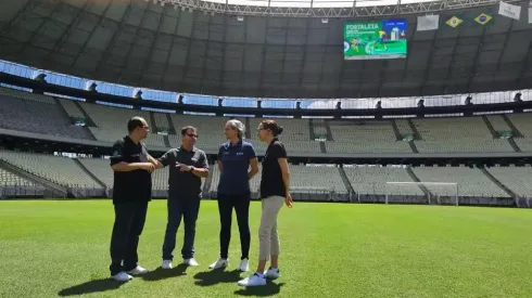 Vistoria na Arena Castelão. Foto: Crisneive Silveira/SVM