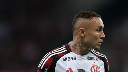 RJ – RIO DE JANEIRO – 19/04/2025 – BRASILEIRO A 2025, VASCO X FLAMENGO – Cebolinha jogador do Flamengo durante partida contra o Vasco no estadio Maracana pelo campeonato Brasileiro A 2025. Foto: Thiago Ribeiro/AGIF