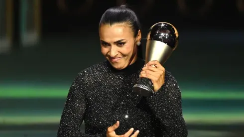 Marta no The Best . Foto: Kate Green/FIFA via Getty Images