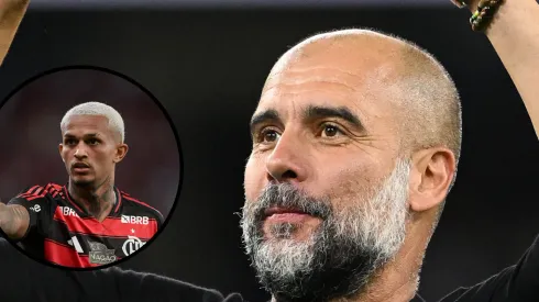 Guardiola é o técnico do Manchester City. Fotos: Stu Forster/Getty Images e Thiago Ribeiro/AGIF.