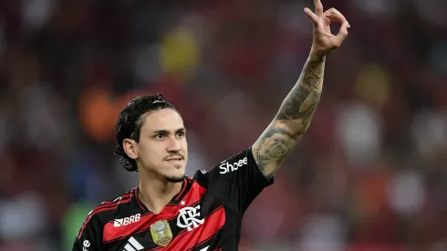 RJ – RIO DE JANEIRO – 21/05/2025 – COPA DO BRASIL 2025, FLAMENGO X BOTAFOGO-PB – Pedro jogador do Flamengo durante partida contra o Botafogo-PB no estadio Maracana pelo campeonato Copa Do Brasil 2025. Foto: Thiago Ribeiro/AGIF