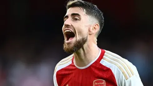 Jorginho durante partida entre Arsenal e Monaco, em amistoso no ano de 2023. Foto: Mike Hewitt