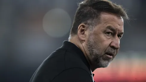 Augusto Melo presidente do Corinthians antes da partida contra o Botafogo no estádio Engenhão pelo campeonato Brasileiro A 2024. Foto: Jorge Rodrigues/AGIF