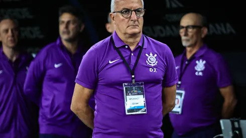 Dorival Jr. técnico do Corinthians durante partida contra o America de Cali no estádio Arena Corinthians pelo campeonato Copa Sul-americana 2025. Foto: Fabio Giannelli/AGIF