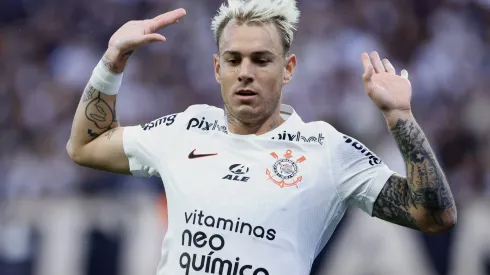 SP – SAO PAULO – 15/07/2023 – COPA DO BRASIL 2023, CORINTHIANS X AMERICA-MG – Roger Guedes jogador do Corinthians durante partida contra o America-MG no estadio Arena Corinthians pelo campeonato Copa do Brasil 2023. Foto: Marcello Zambrana/AGIF