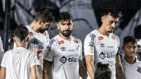 Elenco do Santos conta com 19 jogadores hoje que podem se transferir a outros clubes no Brasil – Foto: Raul Baretta/Santos FC