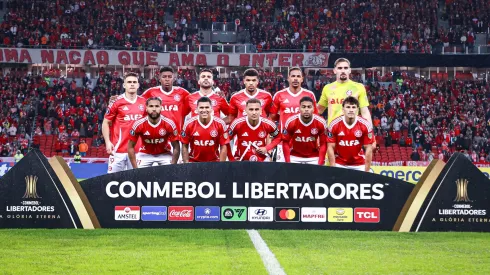 Jogadores do Internacional pela Copa Libertadores – Foto: Maxi Franzoi/AGIF
