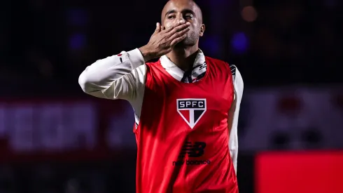 SP – SAO PAULO – 02/05/2025 – BRASILEIRO A 2025, SAO PAULO X FORTALEZA – Lucas Moura tecnico do Sao Paulo durante partida contra o Fortaleza no estadio Morumbi pelo campeonato Brasileiro A 2025. Foto: Fabio Giannelli/AGIF