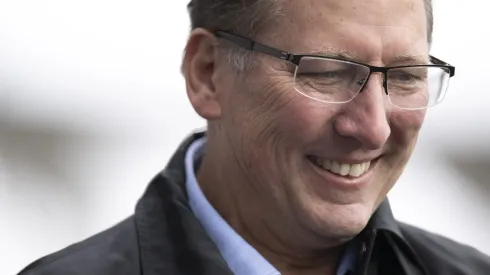 John Textor Dono dar SAF do Botafogo antes da partida contra o Bahia no estádio Engenhão pelo campeonato Brasileiro A 2023. Foto: Jorge Rodrigues/AGIF