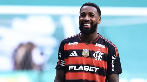 SP – SAO PAULO – 25/05/2025 – BRASILEIRO A 2025, PALMEIRAS X FLAMENGO – Gerson jogador do Flamengo durante partida contra o Palmeiras no estadio Arena Allianz Parque pelo campeonato Brasileiro A 2025. Foto: Marcello Zambrana/AGIF